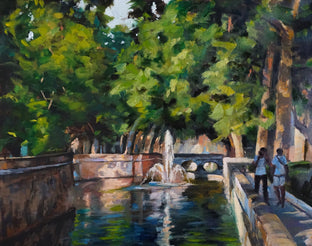 Canal in Nimes by Jonelle Summerfield |  Artwork Main Image 