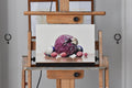 Original art for sale at UGallery.com | Radicchio with Radishes and Two Imposters by Christopher Garvey | $950 | oil painting | 11.5' h x 16' w | thumbnail 3