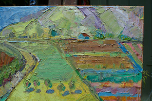 Coastal Farm Abstraction by James Hartman |  Context View of Artwork 