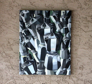 Composition II by Rachel Srinivasan |  Side View of Artwork 