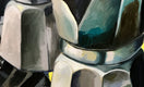 Original art for sale at UGallery.com | Compostion 1 by Rachel Srinivasan | $1,200 | oil painting | 30' h x 40' w | thumbnail 1