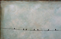 Original art for sale at UGallery.com | Conversation Peace by Sally Adams | $1,400 | acrylic painting | 24' h x 48' w | thumbnail 2