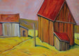 Original art for sale at UGallery.com | Dunrobin Barns by Doug Cosbie | $375 | oil painting | 16' h x 20' w | thumbnail 3