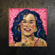 Original art for sale at UGallery.com | Cha Cha by Darlene McElroy | $375 | mixed media artwork | 8' h x 8' w | thumbnail 4