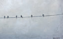 Original art for sale at UGallery.com | Delayed Flight by Sally Adams | $700 | acrylic painting | 20' h x 30' w | thumbnail 4