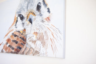 Kenati the Calm Kestrel by Emil Morhardt |  Side View of Artwork 