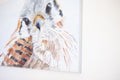 Original art for sale at UGallery.com | Kenati the Calm Kestrel by Emil Morhardt | $1,000 | acrylic painting | 15' h x 30' w | thumbnail 2