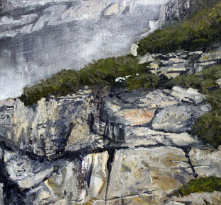 Falls at Yosemite by Kent Sullivan |   Closeup View of Artwork 