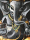 Original art for sale at UGallery.com | Tiny Ganesha by Rachel Srinivasan | $325 | oil painting | 10' h x 10' w | thumbnail 4