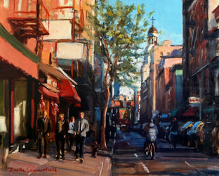 Dinnertime in Greenwich Village by Jonelle Summerfield |  Artwork Main Image 