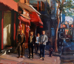 Dinnertime in Greenwich Village by Jonelle Summerfield |  Context View of Artwork 