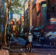 Original art for sale at UGallery.com | Dinnertime in Greenwich Village by Jonelle Summerfield | $875 | oil painting | 16' h x 20' w | thumbnail 4