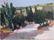 Original art for sale at UGallery.com | Divided Path, Italy by Janet Dyer | $725 | acrylic painting | 12' h x 16' w | thumbnail 1