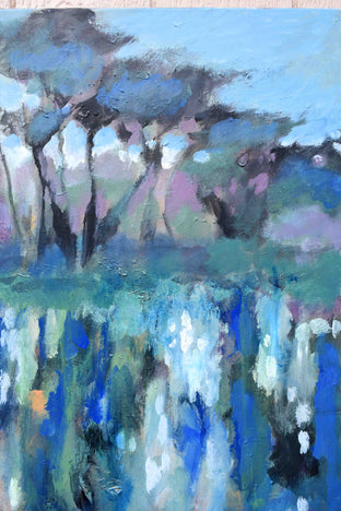 Color on the Pond by Kip Decker |   Closeup View of Artwork 