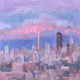 Original art for sale at UGallery.com | Sunrise by Oksana Johnson | $775 | oil painting | 12' h x 12' w | thumbnail 1