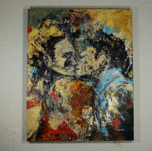 First Kiss by Wynston Edun |   Closeup View of Artwork 