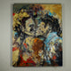 Original art for sale at UGallery.com | First Kiss by Wynston Edun | $1,200 | acrylic painting | 30' h x 24' w | thumbnail 4