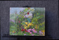 Original art for sale at UGallery.com | Monet's Garden by Oksana Johnson | $625 | oil painting | 11' h x 14' w | thumbnail 3