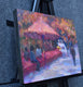 Original art for sale at UGallery.com | Afternoon Tea by Oksana Johnson | $700 | oil painting | 9' h x 12' w | thumbnail 2