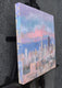 Original art for sale at UGallery.com | Sunrise by Oksana Johnson | $775 | oil painting | 12' h x 12' w | thumbnail 2