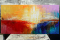 Original art for sale at UGallery.com | Triumph of an Ancient Sun by Tatiana Iliina | $2,475 | acrylic painting | 24' h x 48' w | thumbnail 3