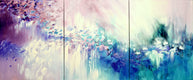 Original art for sale at UGallery.com | Ice and Light by Tatiana Iliina | $3,050 | acrylic painting | 30' h x 72' w | thumbnail 1