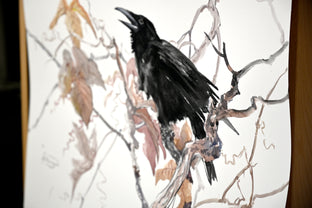 The Song of the Raven, Old Grape Vine by Suren Nersisyan |  Side View of Artwork 