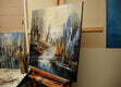 Original art for sale at UGallery.com | Deep Canyon by Tatiana Iliina | $1,350 | acrylic painting | 30' h x 30' w | thumbnail 4