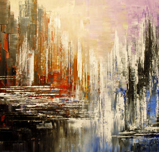 Tale of Two Cities by Tatiana Iliina |   Closeup View of Artwork 