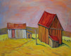 Original art for sale at UGallery.com | Dunrobin Barns by Doug Cosbie | $375 | oil painting | 16' h x 20' w | thumbnail 1