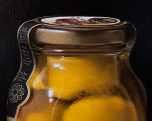 Peaches by Daniel Caro |   Closeup View of Artwork 