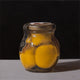 Original art for sale at UGallery.com | Peaches by Daniel Caro | $950 | oil painting | 11.8' h x 11.8' w | thumbnail 1