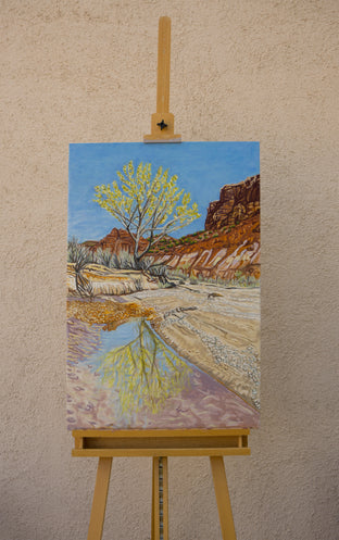 Tree Reflection by Crystal DiPietro |  Context View of Artwork 