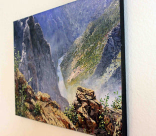 Black Canyon of the Gunnison by Kent Sullivan |  Side View of Artwork 