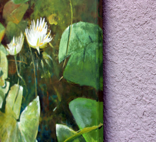 Mill Pond by Kent Sullivan |  Side View of Artwork 