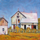 Original art for sale at UGallery.com | Amish Barn Star by Doug Cosbie | $350 | oil painting | 10' h x 10' w | thumbnail 1