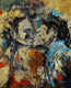 Original art for sale at UGallery.com | First Kiss by Wynston Edun | $1,200 | acrylic painting | 30' h x 24' w | thumbnail 2