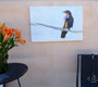 Original art for sale at UGallery.com | Crow on a Wire by Emil Morhardt | $1,925 | acrylic painting | 24' h x 36' w | thumbnail 3