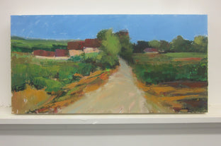 Farm near Seguret by Janet Dyer |  Context View of Artwork 