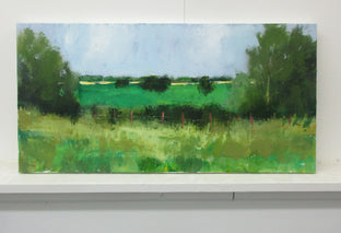 Fence and Fields, Ohio by Janet Dyer |  Context View of Artwork 