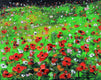 Original art for sale at UGallery.com | My Poppy Field by Lisa Elley | $275 | oil painting | 8' h x 10' w | thumbnail 1