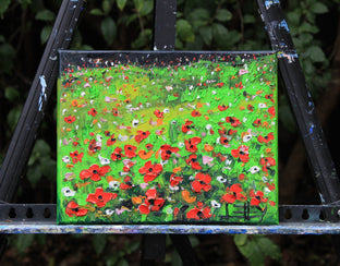 My Poppy Field by Lisa Elley |  Context View of Artwork 