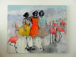 Original art for sale at UGallery.com | Flamingo Cha Cha by Mary Pratt | $5,100 | oil painting | 48' h x 60' w | thumbnail 3