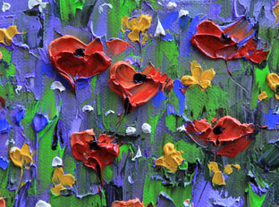 Dreaming of Monet by Lisa Elley |   Closeup View of Artwork 