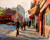 Original art for sale at UGallery.com | Friday Evening in Greenwich Village by Jonelle Summerfield | $900 | oil painting | 16' h x 20' w | thumbnail 1