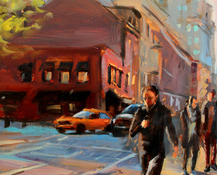 Friday Evening in Greenwich Village by Jonelle Summerfield |  Context View of Artwork 