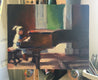 Original art for sale at UGallery.com | Little Musician by Claudia Verciani | $750 | oil painting | 11' h x 14' w | thumbnail 3