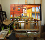 Original art for sale at UGallery.com | Fuller's - Later Afternoon by Mitchell Freifeld | $1,025 | oil painting | 22' h x 40' w | thumbnail 2