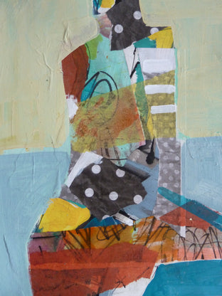 Collage Figure #9 by Gail Ragains |   Closeup View of Artwork 