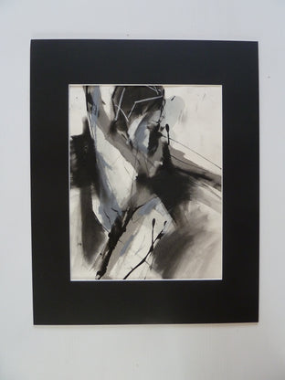 Gestural Ink Drawing #5 by Gail Ragains |  Context View of Artwork 